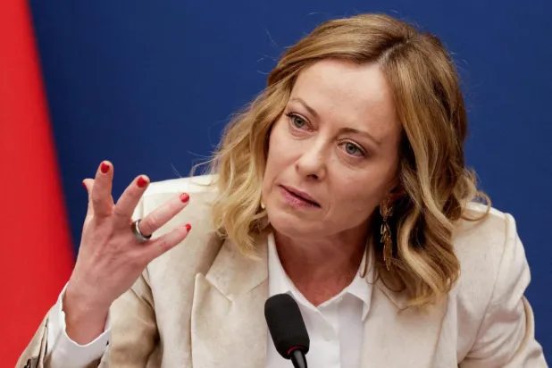 Giorgia Meloni 22 Ekim 2022'de göreve başlamıştı (Reuters)