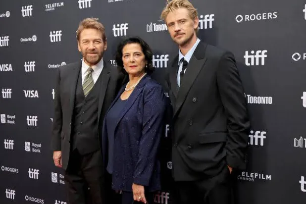 Kenneth Branagh, Hiam Abbass and Boyd Holbrook star in 'Atonement', which examines the long tail of conflict. Rodin Eckenroth / GETTY IMAGES NORTH AMERICA/AFP
