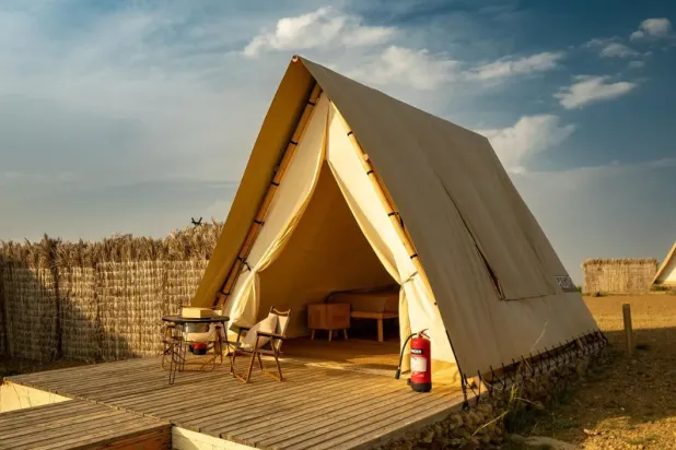 The camp offers three training tracks: traditional stone building, traditional hand embroidery, and metal art - SPA