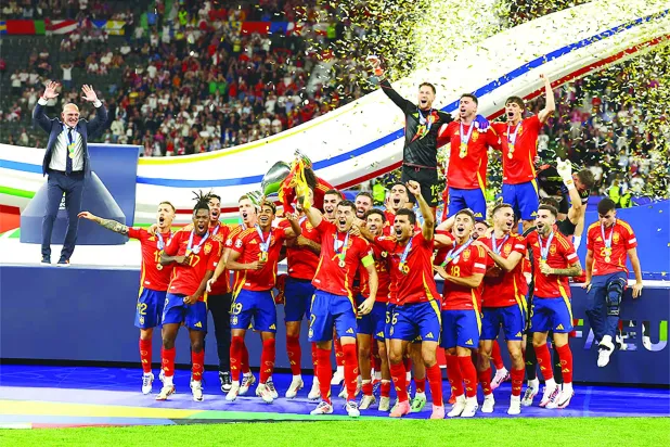 منتخب إسبانيا يتوج بطلاً للعالم في مونديال 2026 (أ.ف.ب)