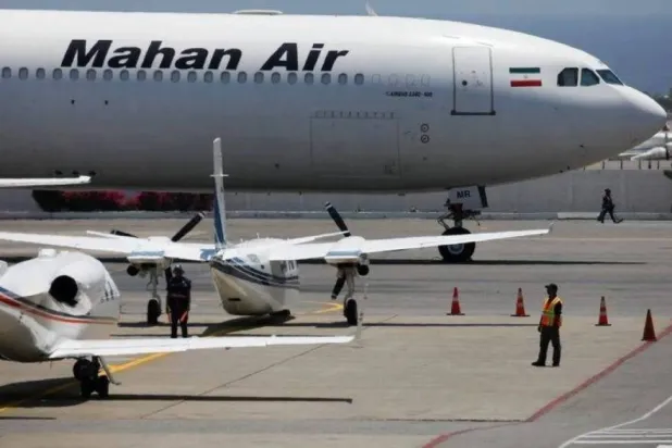 طائرة من طراز «إيرباص A340-600» تابعة لشركة «ماهان إير» الإيرانية (أرشيفية - رويترز)