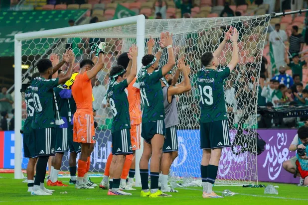 يعود المنتخب السعودي إلى نهائي كأس الخليج بعد غياب 7 أعوام بحثاً عن أول انتصار له في مباراة نهائية بالبطولة (تصوير: محمد المانع)