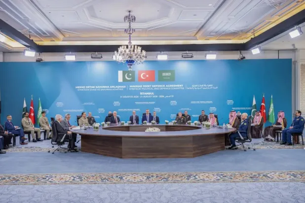 The first meeting of the Makkah Joint Defense Agreement’s Strategic Political and Defense Committee met in Istanbul on Aug. 31. Photo: Saudi Defense Ministry