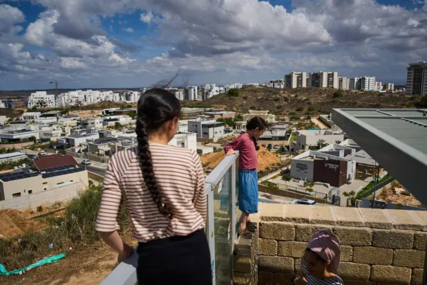 Residents gather on a hill on October 1, 2026, in Sderot, one of the areas in southern Israel attacked by Hamas three years prior. Oded Balilty, AP
