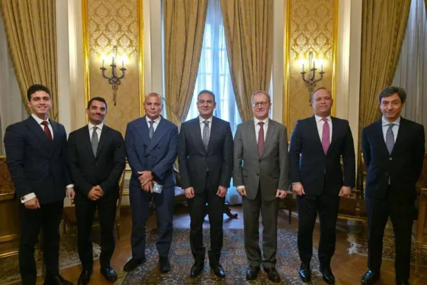 مشاورات بين مسؤولين مصريين وإيطاليين في روما يناير الماضي (وزارة الخارجية المصرية)