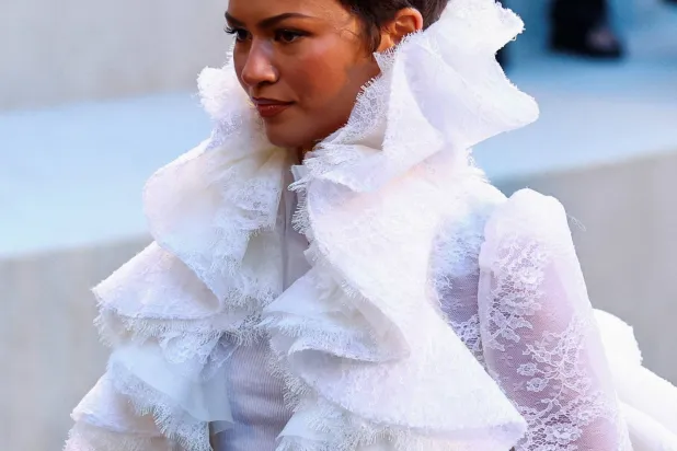Zendaya attends the Nicolas Ghesquiere's Spring/Summer 2027 collection show for fashion house Louis Vuitton during Paris Fashion Week in Paris, France, October 6, 2026. REUTERS/Sarah Meyssonnier