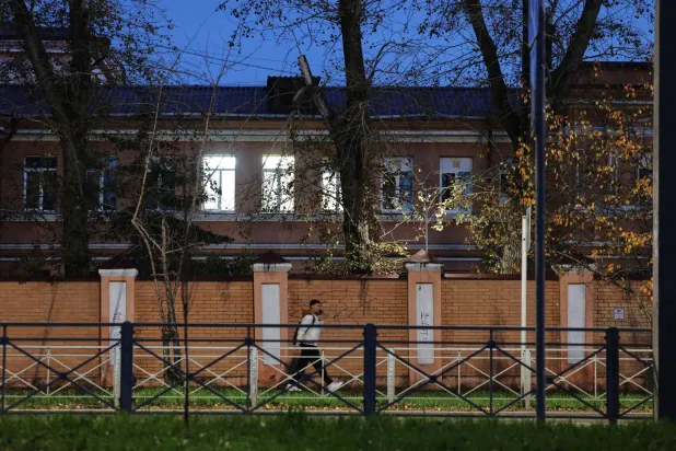  A man walks past the building of the Irkutsk Anti-Plague Research Institute of Siberia and the Far East in Irkutsk, Russia, on Wednesday, Oct. 7, 2026. (AP) 