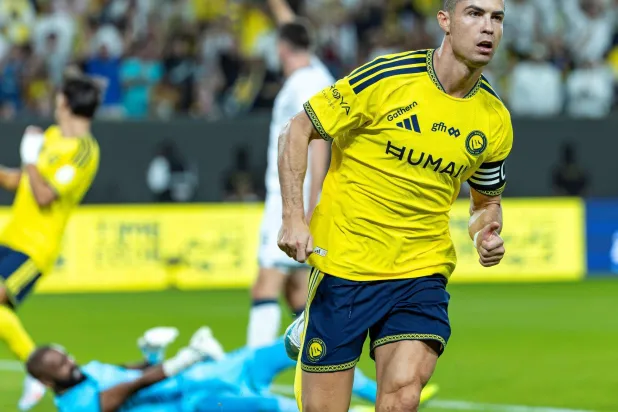 كريستيانو رونالدو قائد المنتخب ومهاجم النصر السعودي (د.ب.أ)