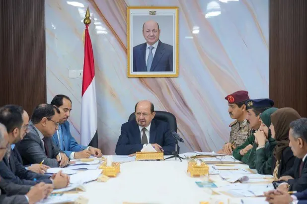 جانب من أحدث اجتماع للحكومة اليمنية في العاصمة المؤقتة عدن (سبأ)