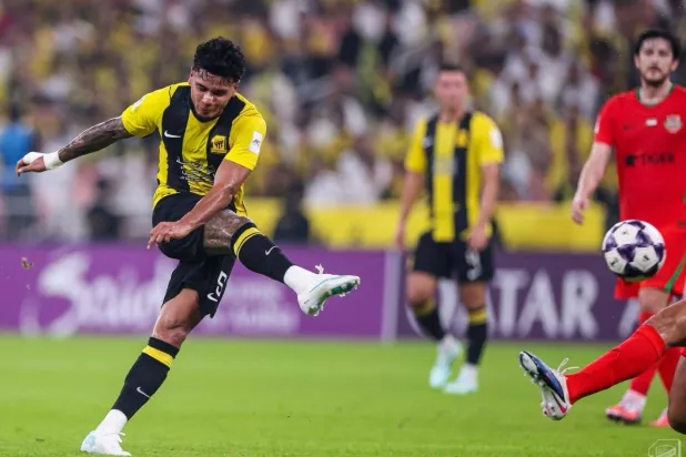 الكولومبي ريتشارد ريوس سجّل هدف الاتحاد الوحيد (نادي الاتحاد)