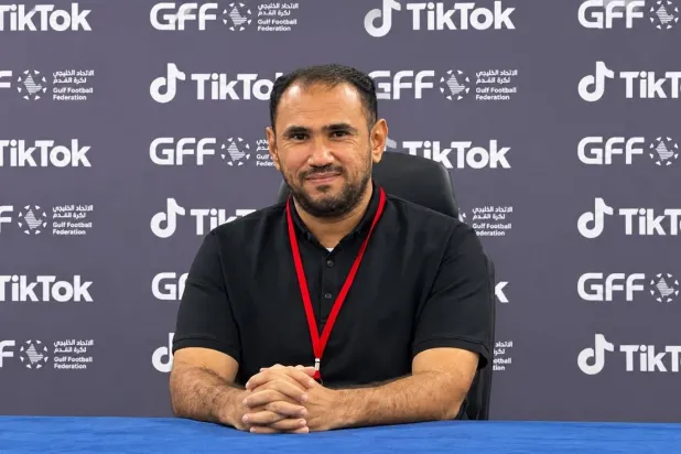 سامر فضل مدرب فريق شعب حضرموت اليمني (الشرق الأوسط)