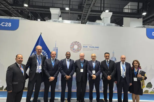 الوفد اللبناني برئاسة وزير المالية المشارك في الاجتماعات السنوية لصندوق النقد والبنك الدوليين في بانكوك (وزارة المالية اللبنانية)