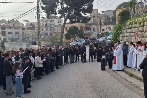 فعالية دينية سابقة في بلدة بعبدات في جبل لبنان (مواقع تواصل)