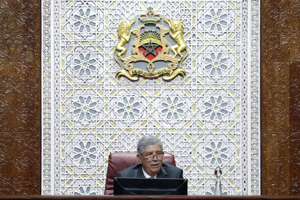 الرئيس الجديد للبرلمان المغربي... أحمد التويزي (أ.ف.ب)