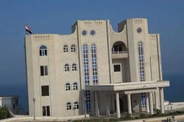 Yemen’in geçici başkenti Aden’deki Maaşık Cumhurbaşkanlığı Sarayı (Arşiv – SABA)