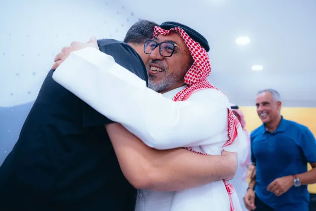 المهندس أحمد خريدة رئيس مجلس إدارة النادي (نادي الخليج) 