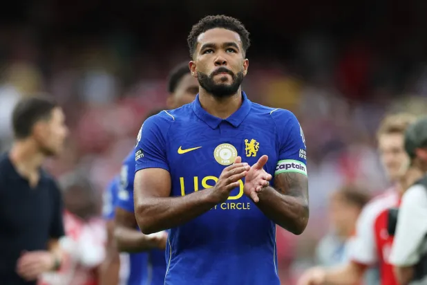 FILE PHOTO: Soccer Football - Premier League - Arsenal v Chelsea - Emirates Stadium, London, Britain - September 6, 2026 Chelsea's Reece James applauds fans after the match Action Images via Reuters/Paul Childs