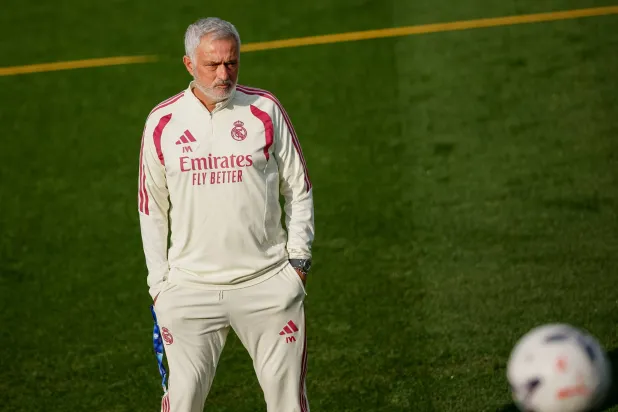 مدرب ريال مدريد البرتغالي جوزيه مورينيو (إ.ب.أ)