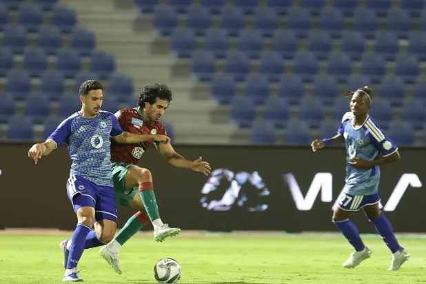 من مباراة نيوم والاتفاق ضمن الدوري السعودي (تصوير: عدنان مهدلي)