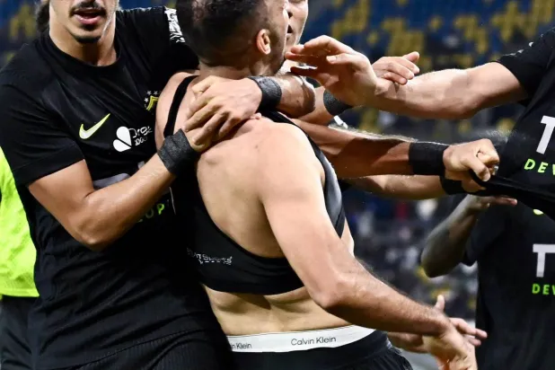 منسي خلال احتفاليته بالهدف (نادي الزمالك)