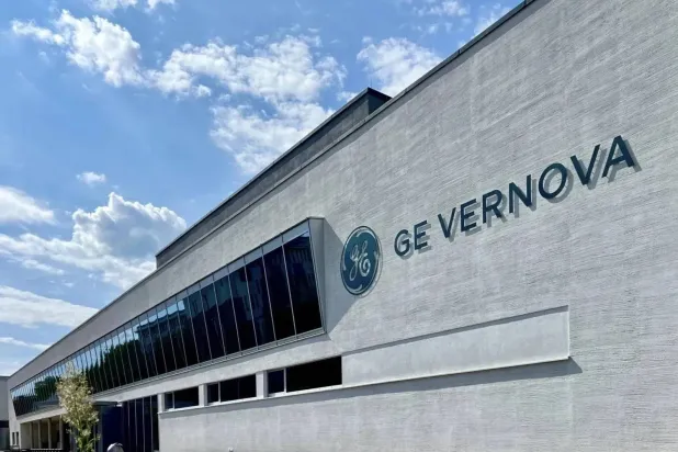 The GE Vernova headquarters. (Asharq Al-Awsat)  