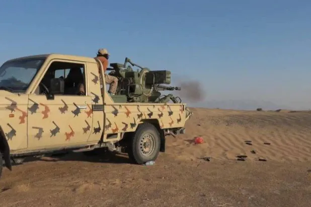 The military sources said 100 Houthi members were killed and 190 wounded during fighting on Saturday. (Military media)