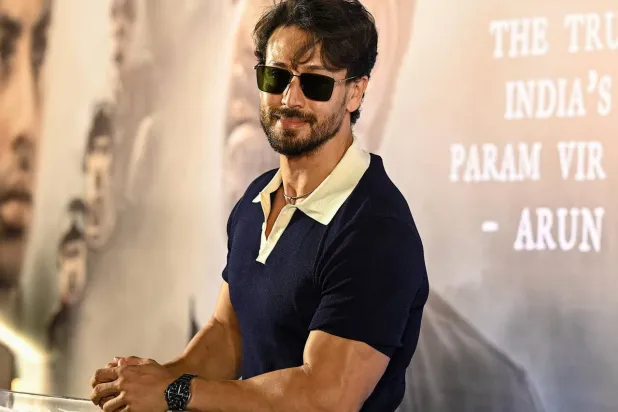 Bollywood actor Tiger Shroff at the screening of 'Ikkis' in Mumbai in December 2025. Sujit JAISWAL / AFP/File

