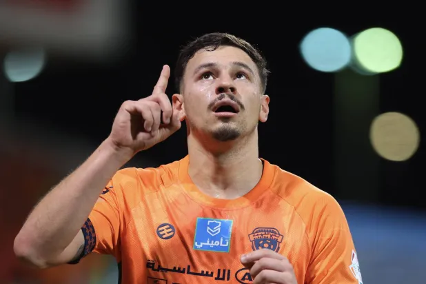 البرازيلي هوغو مورا لاعب الفيحاء (نادي الفيحاء) 