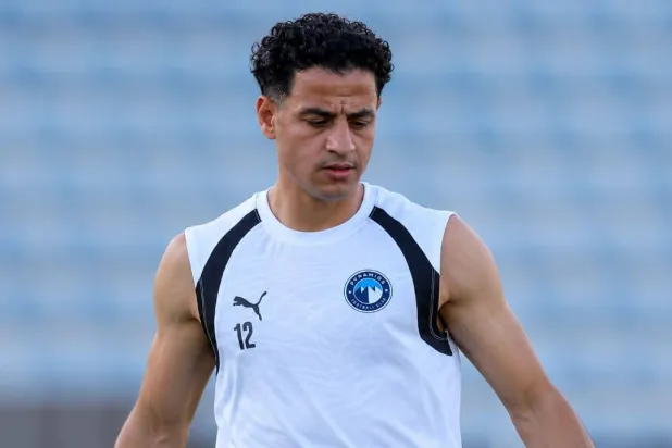 أحمد توفيق لاعب بيراميدز المصاب (نادي بيراميدز)