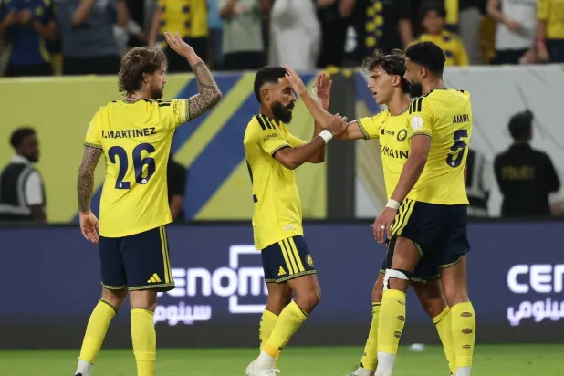 نجح النصر في رفع رصيده إلى 22 نقطة في المركز الثالث خلف القادسية والهلال (تصوير: عبد العزيز النومان).
