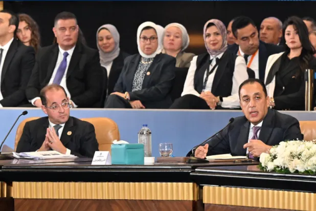 رئيس الوزراء المصري خلال جلسة «منظومة حماية اجتماعية أكثر فاعلية» الأربعاء (أ.ش.أ)