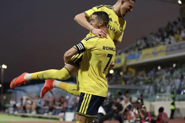 رونالدو استعاد تألقه مع «النصر» (تصوير: عبد العزيز النومان)