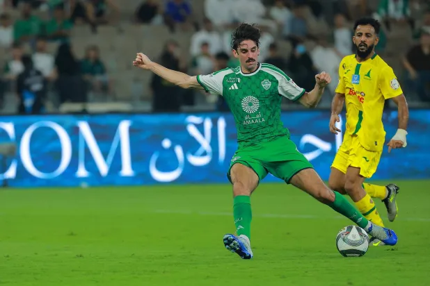 البرتغالي فرانشيسكو ترينكاو، لاعب الأهلي (تصوير: محمد المانع) 