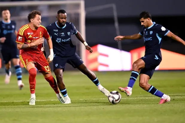 Gabriel Martinelli opened the scoring for Al-Hilal in the 21st minute - SPA