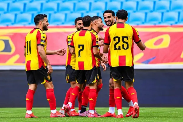 فرحة لاعبي الترجي بالفوز على السويحلي (نادي الترجي)
