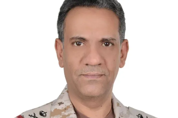Official Spokesperson for the Coalition to Restore Legitimacy in Yemen Major General Turki Al-Malki. (Asharq Al-Awsat)