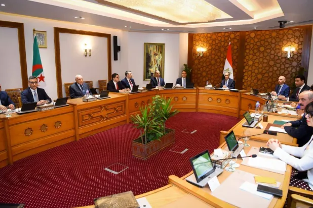 جانب من اجتماع وزراء خارجية مصر والجزائر وتونس بالقاهرة مايو الماضي (الخارجية المصرية)