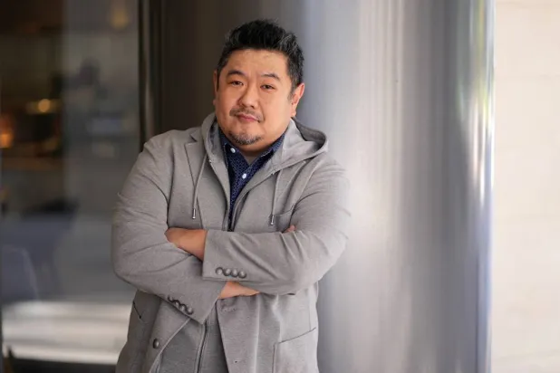 Eric Bauza poses for a portrait to promote the film "Coyote vs. Acme" in Los Angeles on June 9, 2026. (AP)