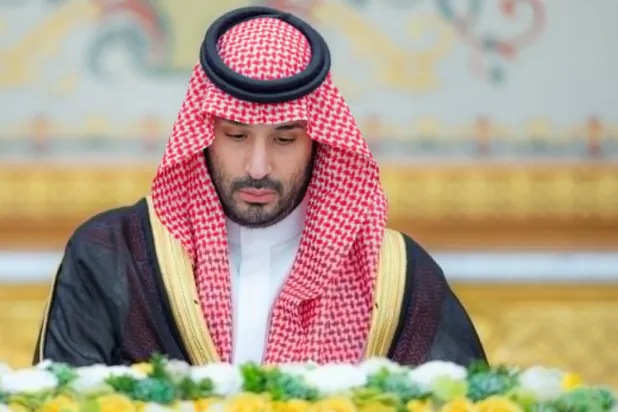 شاهزاده محمد بن سلمان، ولیعهد و رئیس هیئت وزیران پادشاهی عربی سعودی، ریاست نشست هیئت وزیران را بر عهده دارد (واس)