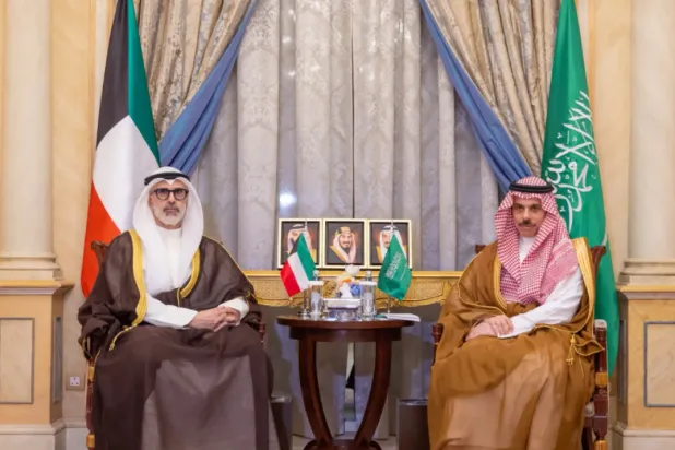 The two ministers discussed the latest regional developments and efforts to de-escalate and contain tensions (Saudi Foreign Ministry)
