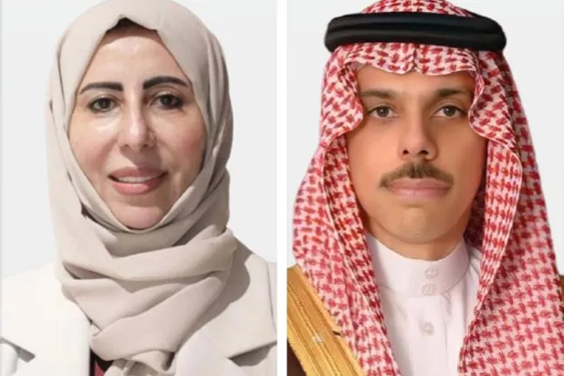 فيصل بن فرحان والزوبة يناقشان مستجدات اليمن
