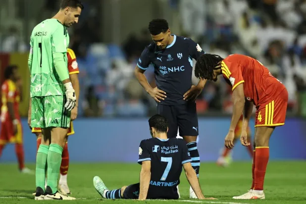 الهلال يخسر مارتينيلي 3 مباريات بسبب الإصابة