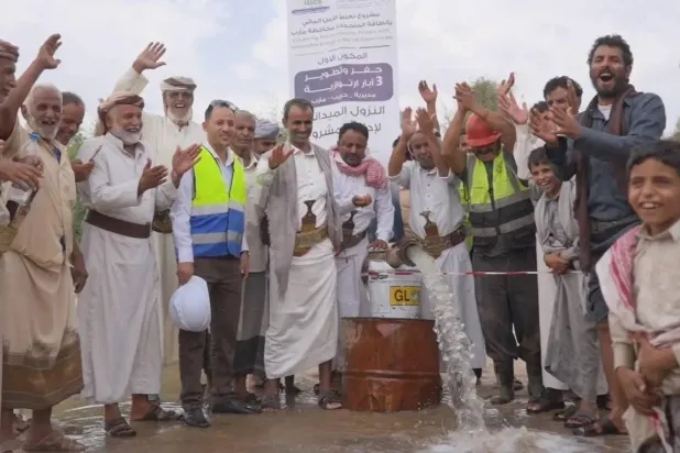 المشروعات السعودية تهدف إلى رفع كفاءة توزيع المياه بالمناطق الحضرية والريفية اليمنية (واس)