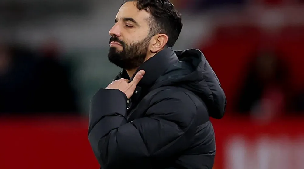 Manchester United manager Ruben Amorim reacts at the end of the English Premier League match between Manchester United and Newcastle United in Manchester, Britain, 30 December 2024. EPA/ADAM VAUGHAN 