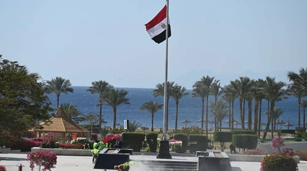 ساحة العلم في مدينة طابا (محافظة جنوب سيناء)