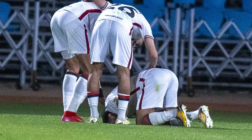 نجح الرائد بتحقيق فوز ثمين قبل ملاقاة غريمه التقليدي التعاون (تصوير: سعد الدوسري)