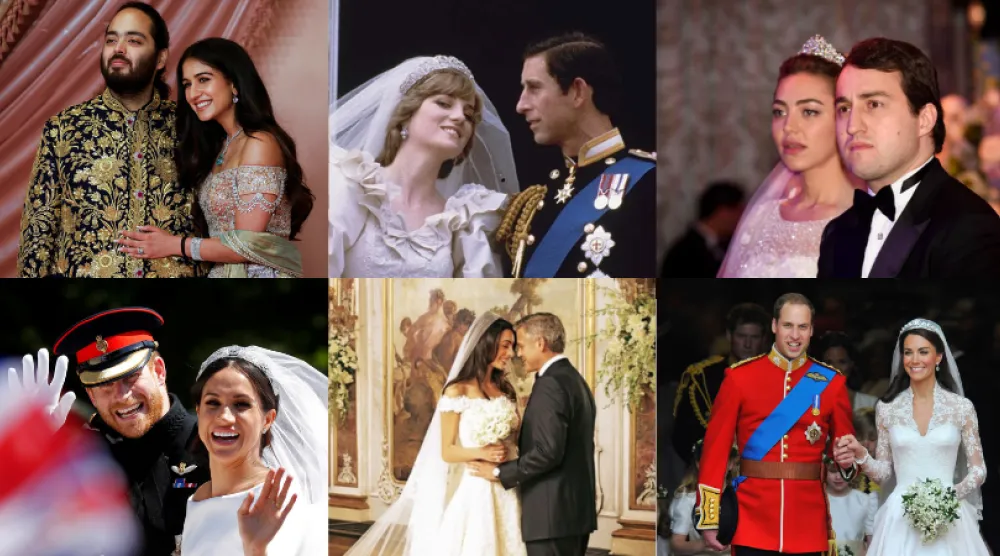 حفلات الزفاف الأعلى تكلفةً في التاريخ (وكالات)