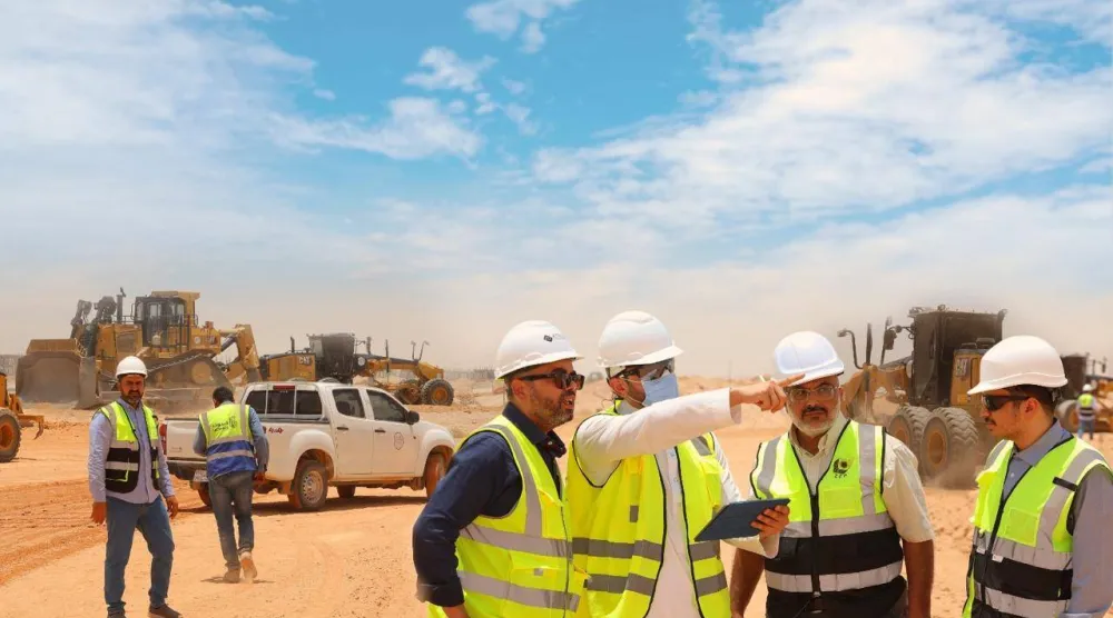 الأعمال الأولية في مشروع «بنان» بالسعودية (مجموعة طلعت مصطفى)