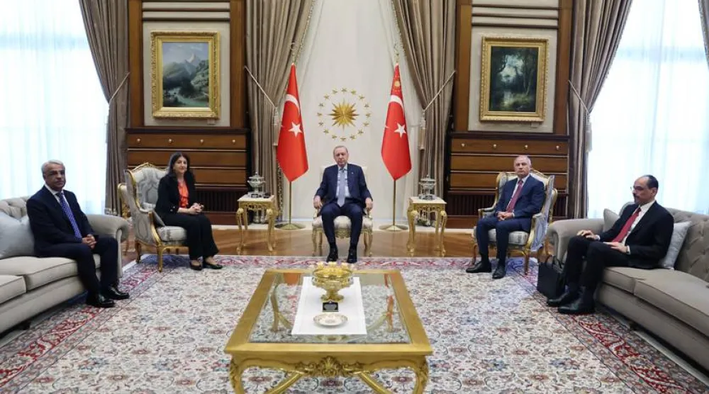 إردوغان استقبل «وفد إيرمالي» في أنقرة الاثنين (الرئاسة التركية)