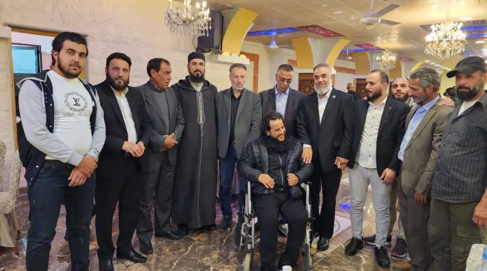 من لقاءات التشاور في «التجمع المدني لأبناء الجولان» (الشرق الأوسط)